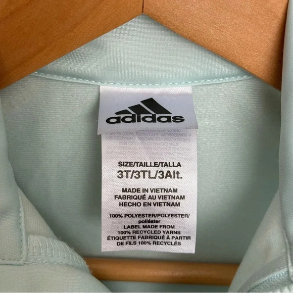 Kids’ Activewear Adidas Track Jacket Size Blue 3T - Picture 3 of 5